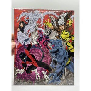 X-MEN LE 863/1250 KEN HAESER EXCLUSIVE 8X10 ART PRINT BAM BOX
